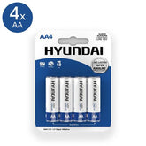 Super Alkaline AA-Batterijen - 4 Stuks - PlayForFun